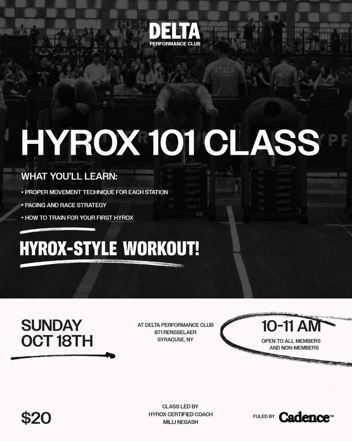 🏁 HYROX 101 W/ COACH MILLI