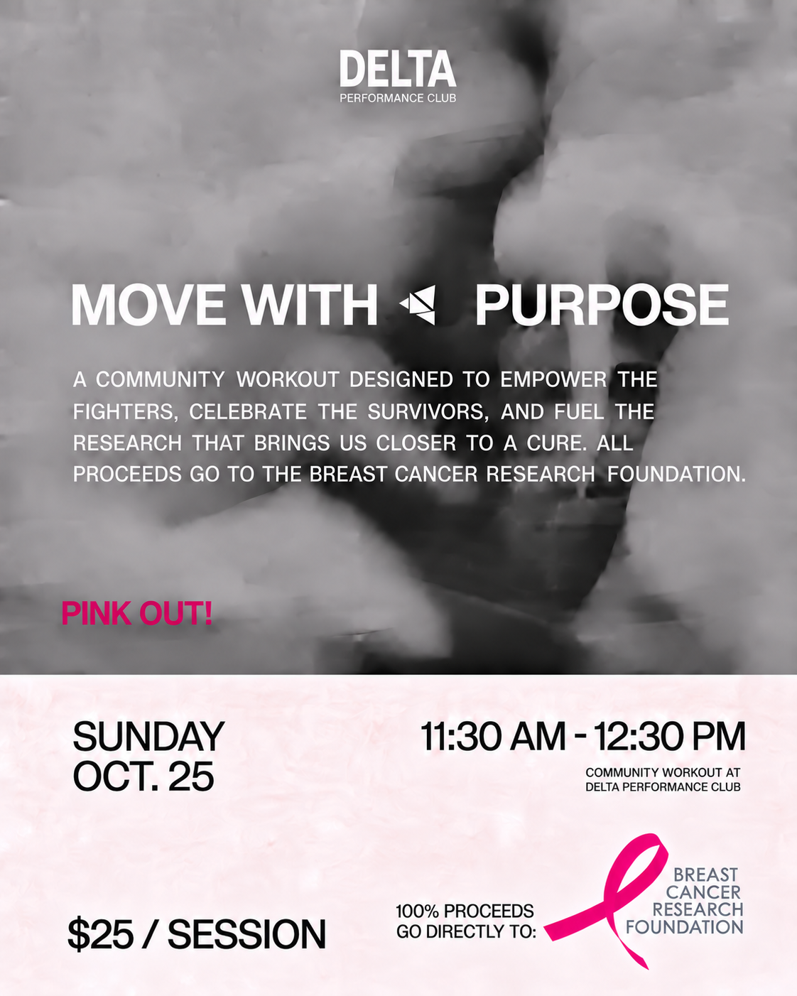 MOVE WITH PURPOSE WORKOUT : Breast Cancer Awareness