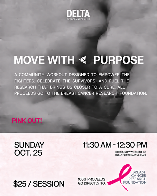 MOVE WITH PURPOSE WORKOUT : Breast Cancer Awareness